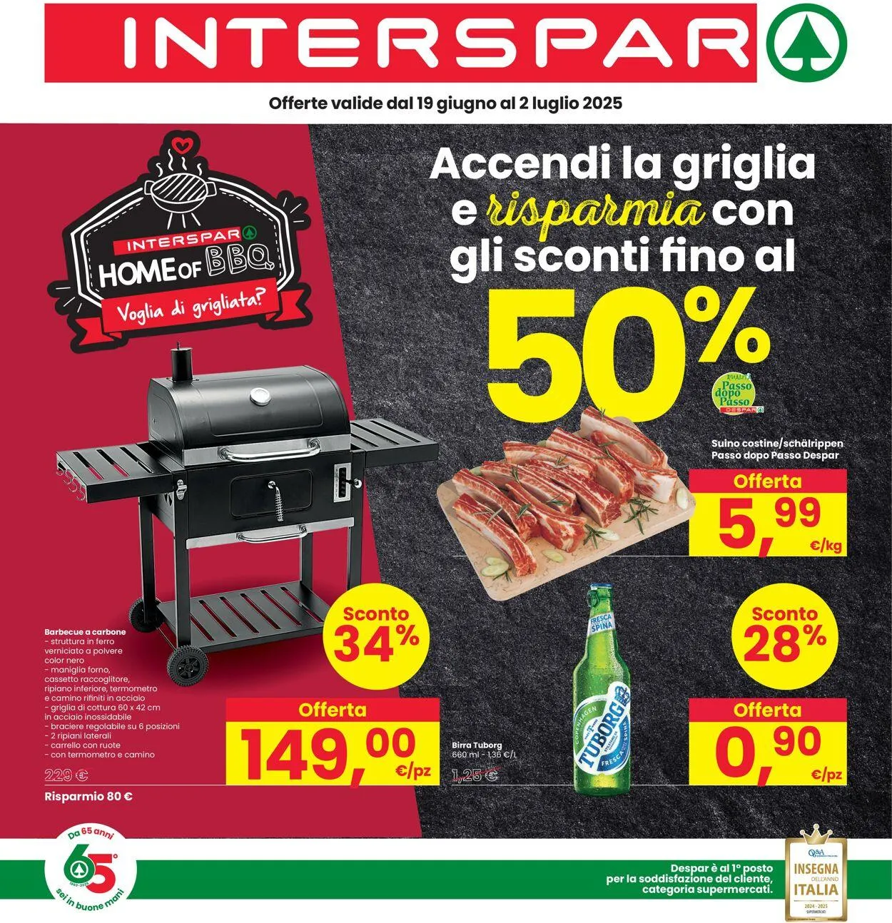 Interspar Volantino attuale da 19 giugno a 2 luglio di 2025 - Pagina del volantino 1