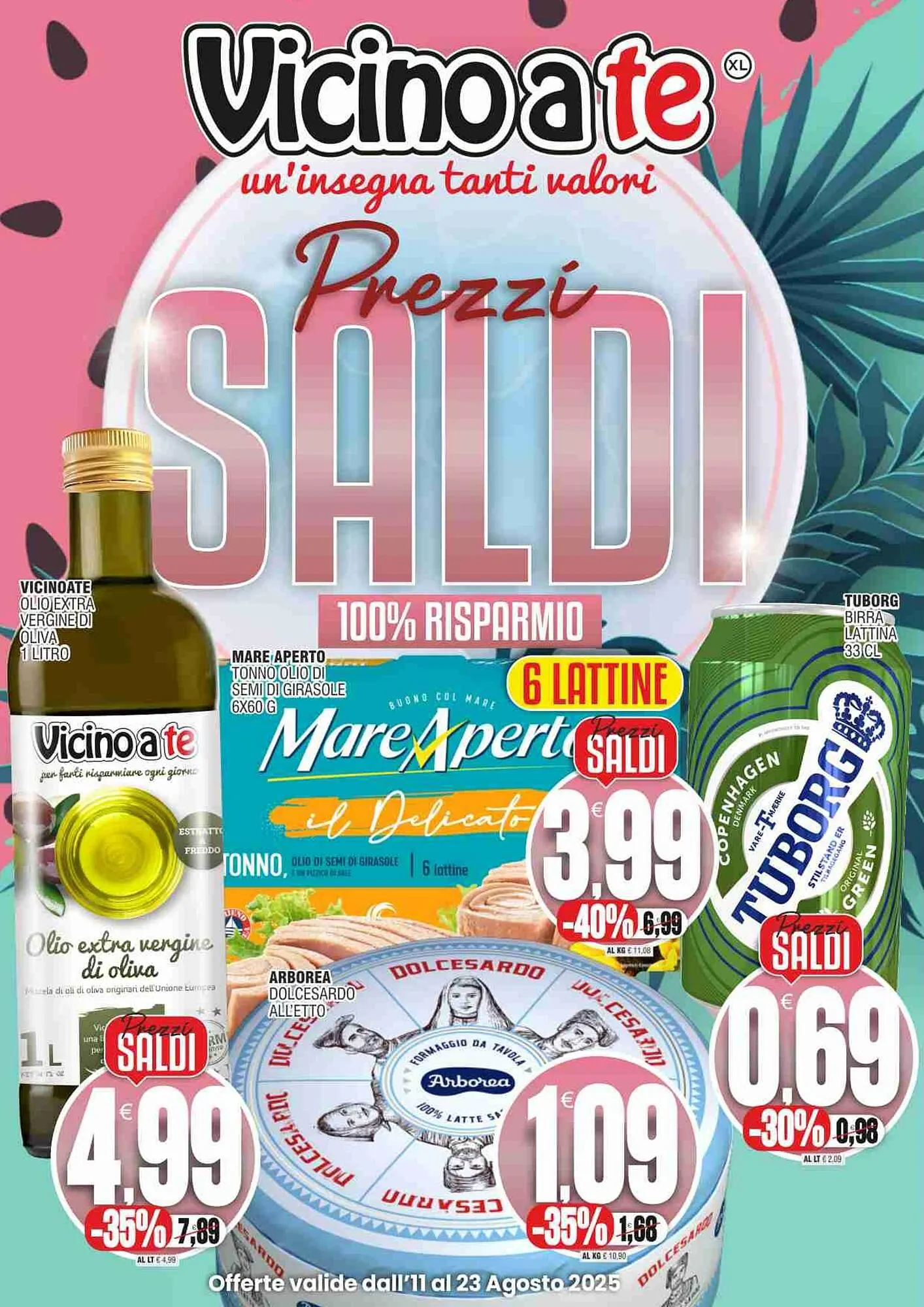 Volantino Vicino a te supermercati da 11 agosto a 23 agosto di 2025 - Pagina del volantino 1