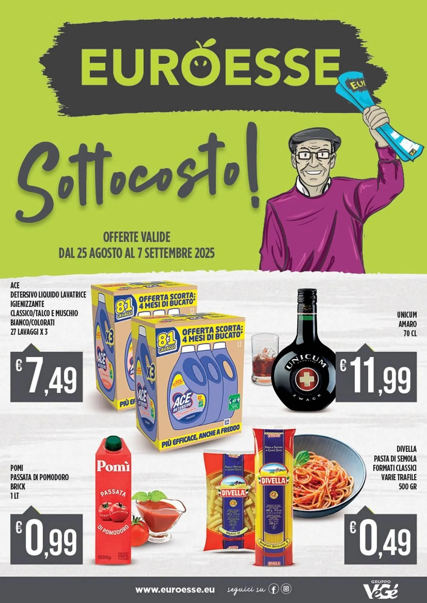 Volantino Euroesse da 25 agosto a 7 settembre di 2025 - Pagina del volantino 1