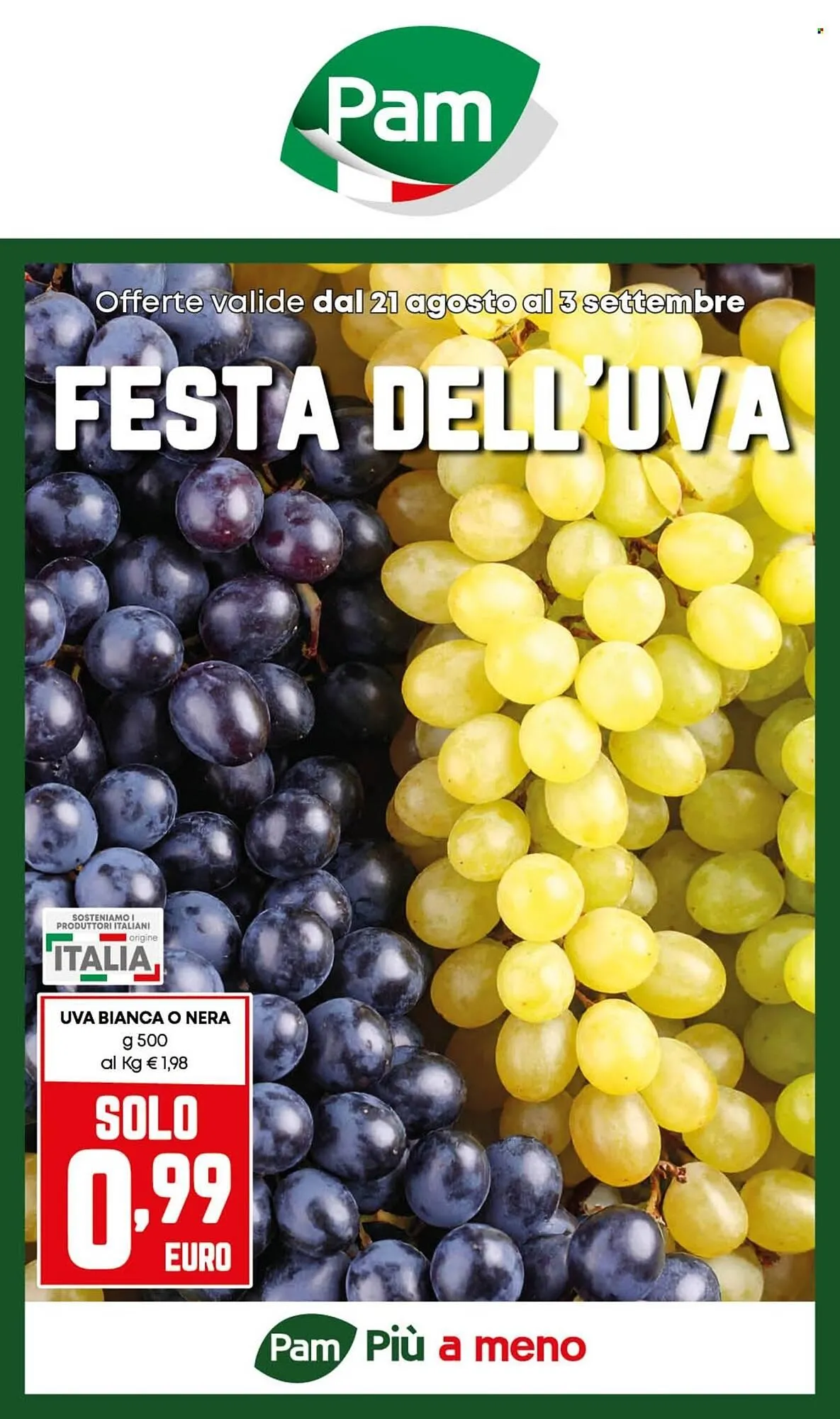 Volantino Pam da 21 agosto a 3 settembre di 2025 - Pagina del volantino 1