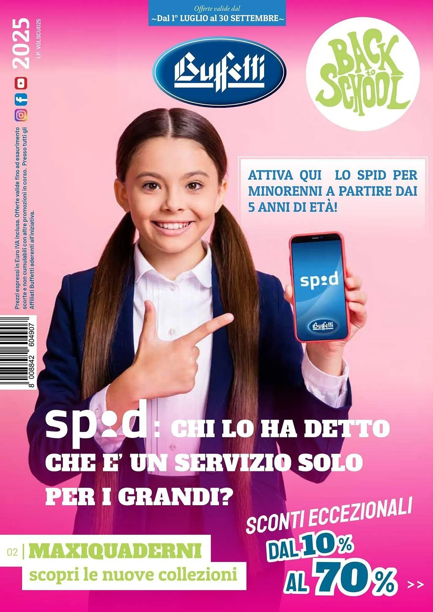 Volantino Buffetti da 1 luglio a 30 settembre di 2025 - Pagina del volantino 1