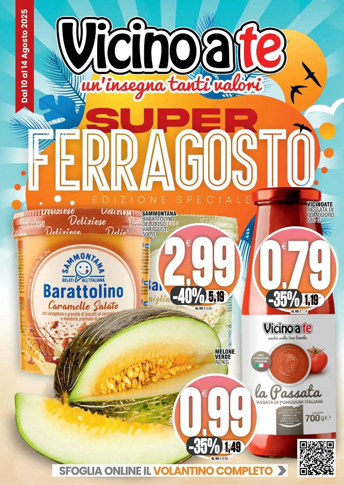 Volantino Vicino a te supermercati da 10 agosto a 14 agosto di 2025 - Pagina del volantino 1
