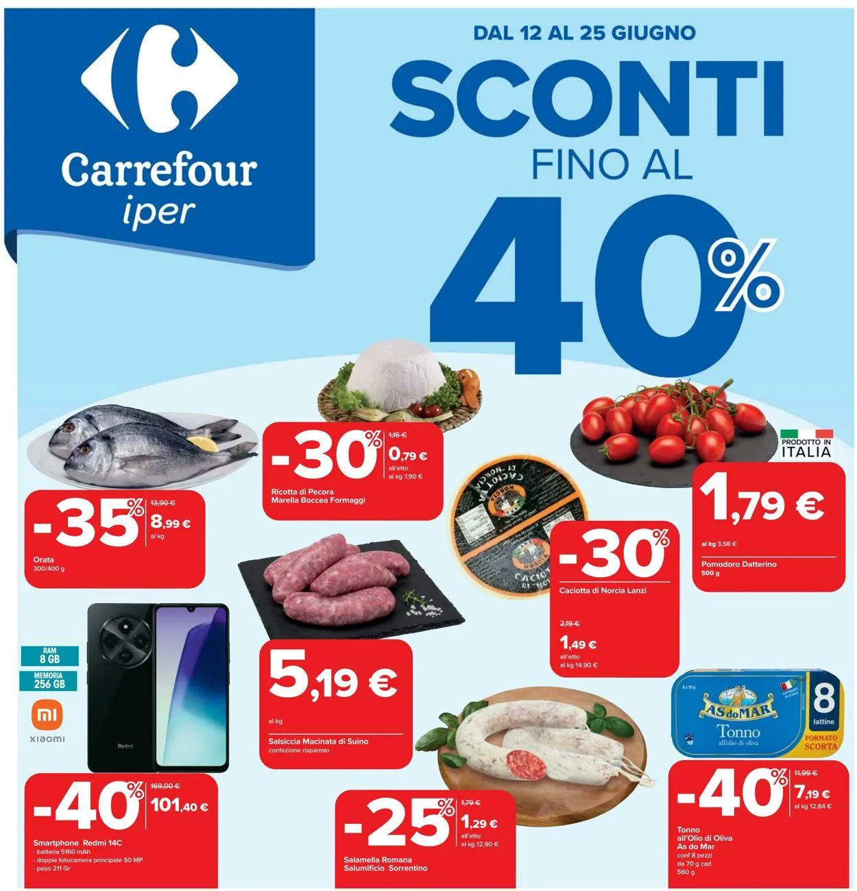 Carrefour Volantino attuale da 12 giugno a 25 giugno di 2025 - Pagina del volantino 1