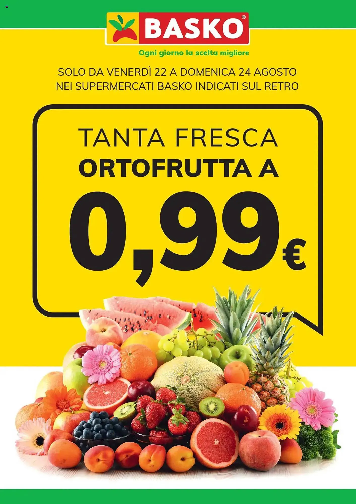 Volantino Basko da 22 agosto a 24 agosto di 2025 - Pagina del volantino 1