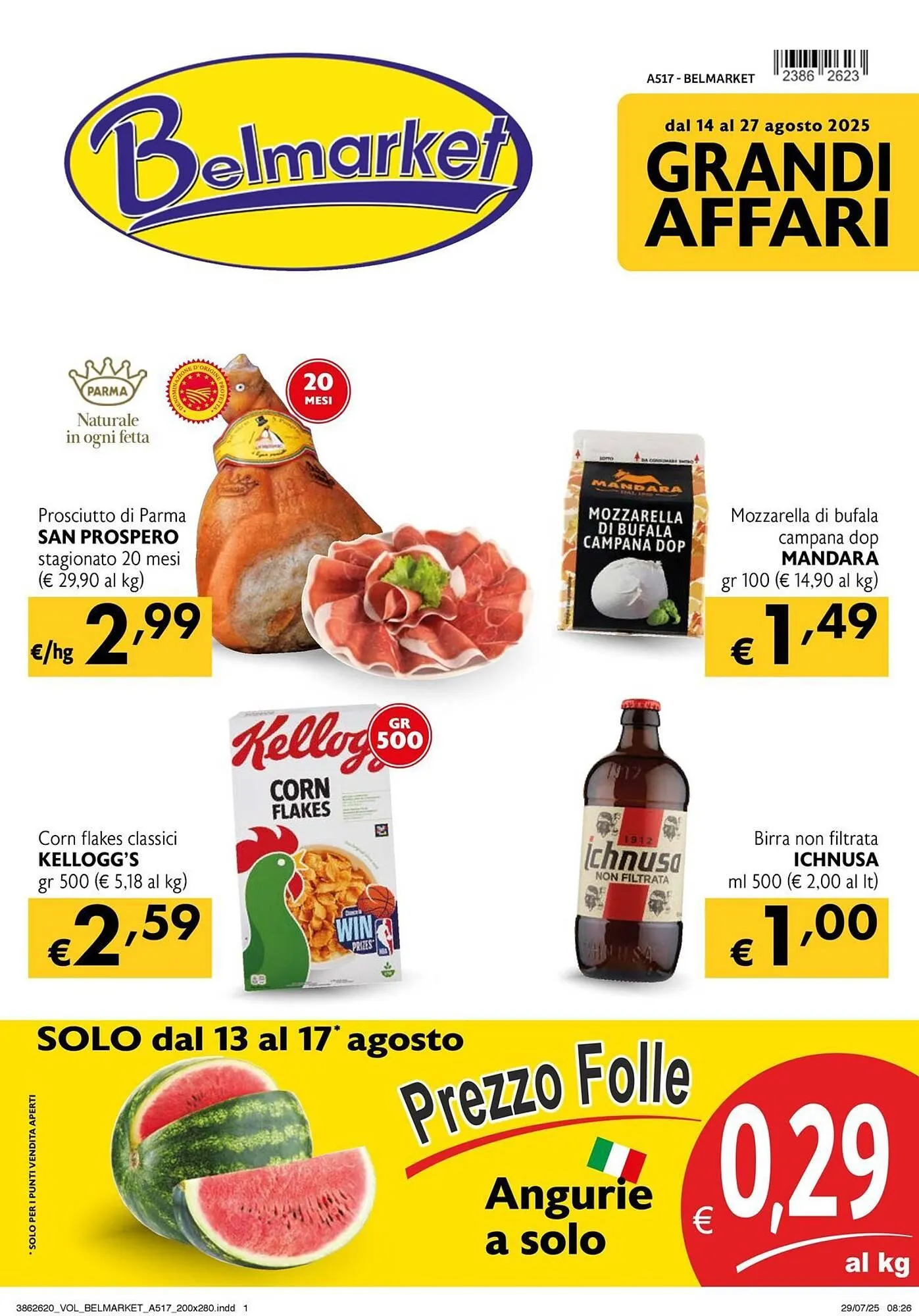 Volantino Belmarket da 14 agosto a 27 agosto di 2025 - Pagina del volantino 1