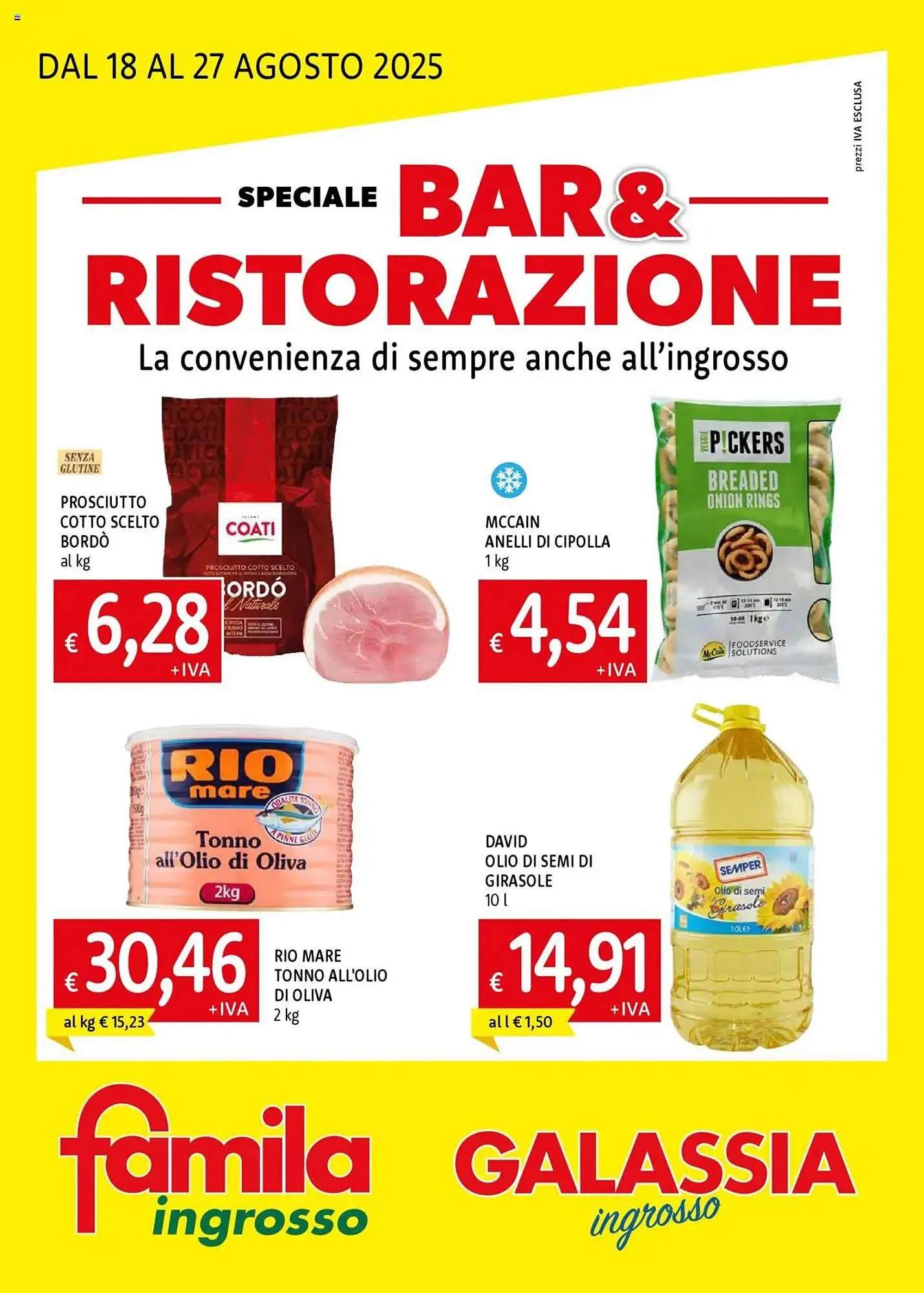 Volantino Galassia da 18 agosto a 27 agosto di 2025 - Pagina del volantino 1