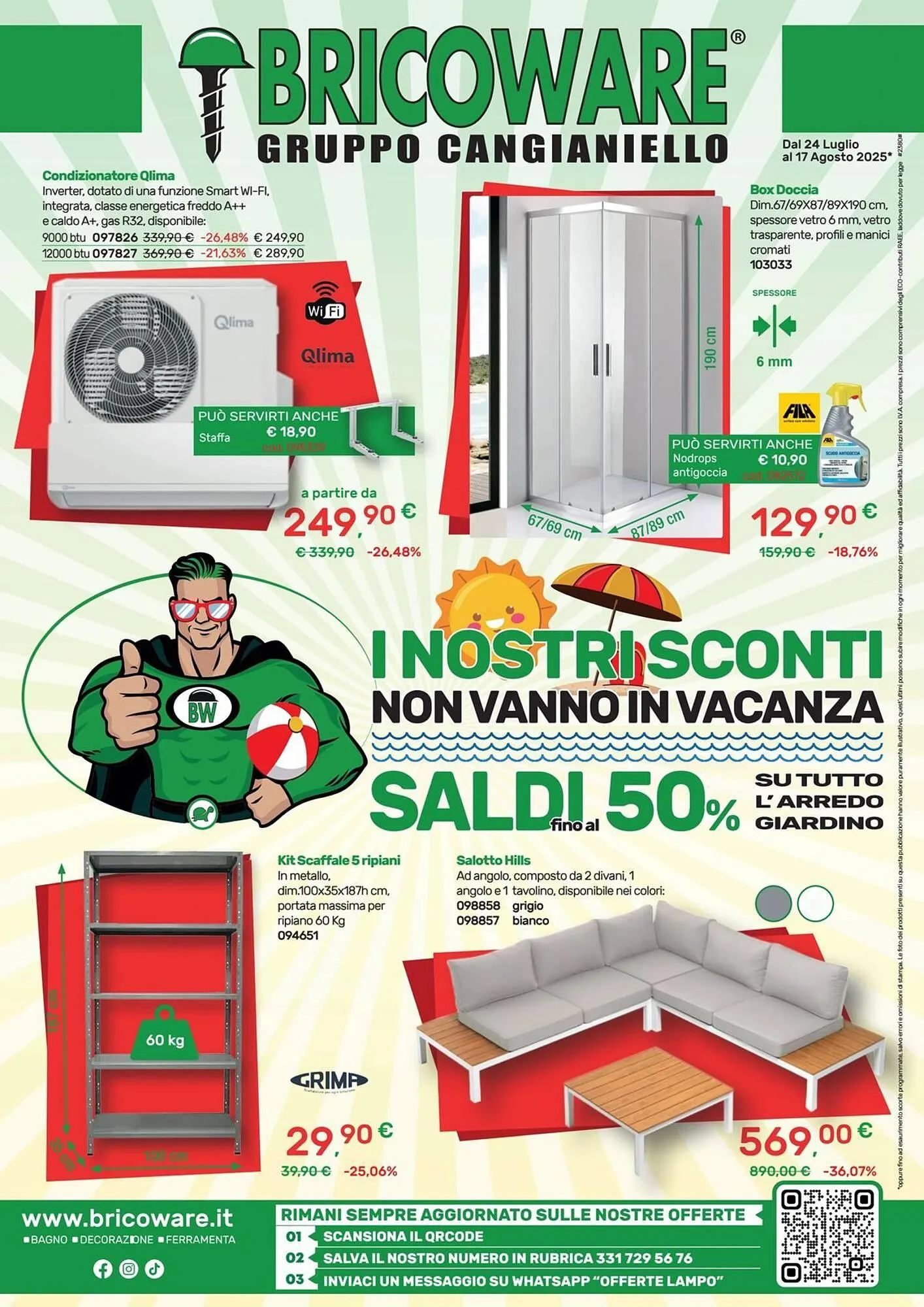 Volantino Bricoware da 24 luglio a 17 agosto di 2025 - Pagina del volantino 1