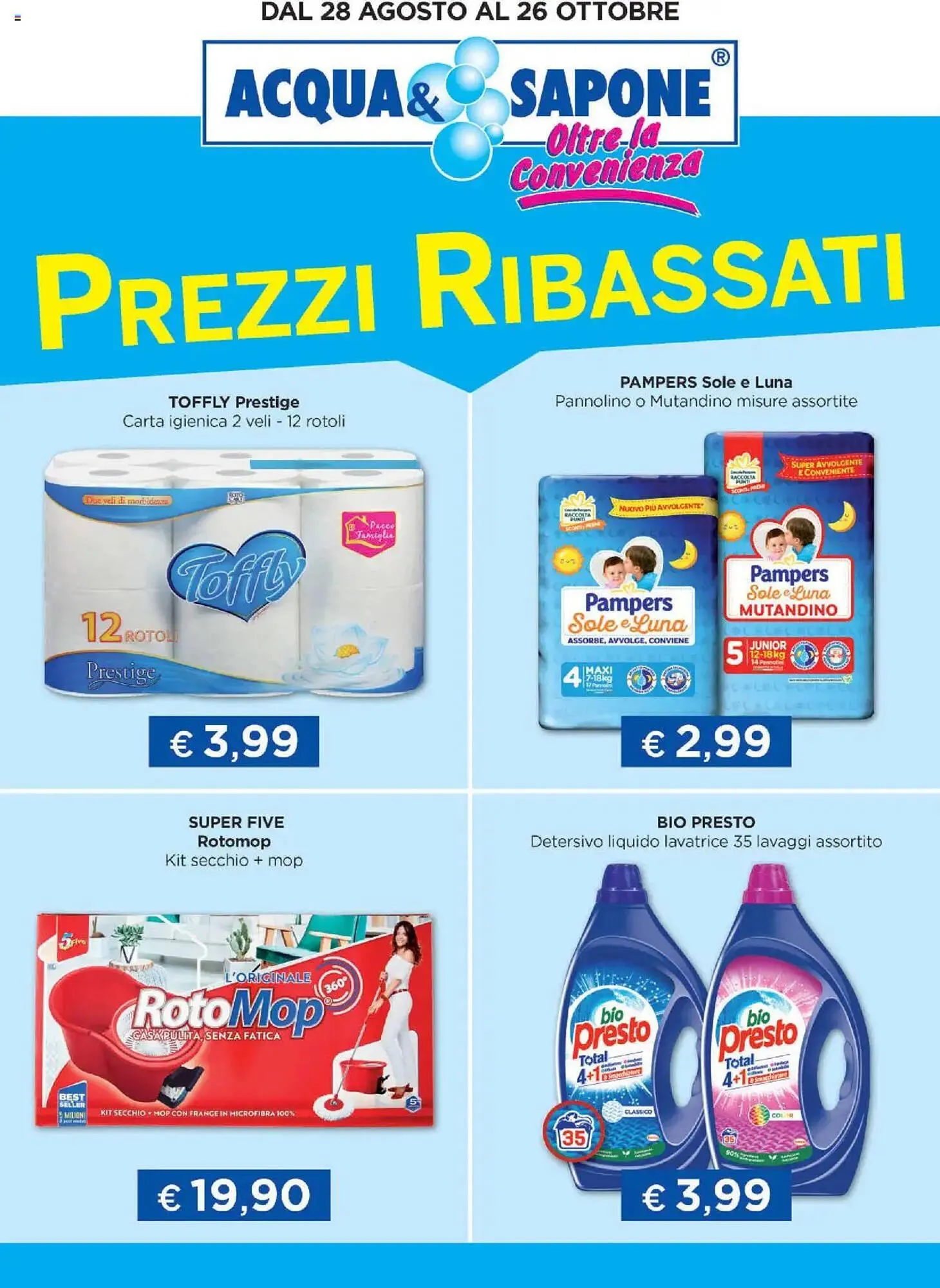 Volantino Acqua & Sapone da 28 agosto a 26 ottobre di 2025 - Pagina del volantino 1