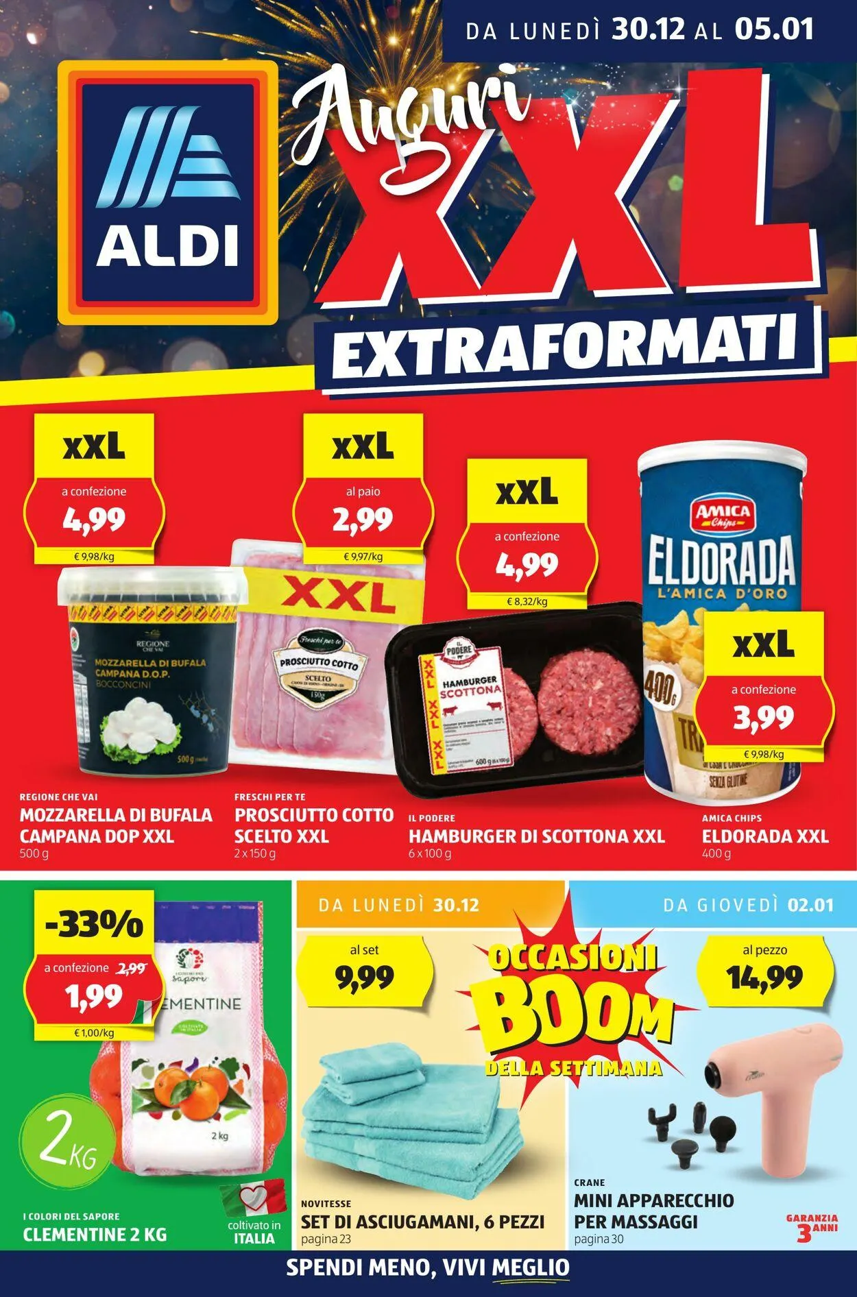 Aldi Volantino attuale da 30 dicembre a 4 gennaio di 2026 - Pagina del volantino 1