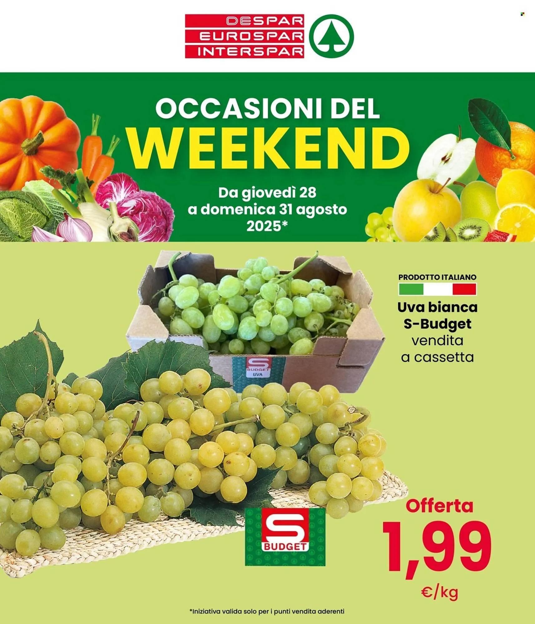 Volantino Despar da 28 agosto a 31 agosto di 2025 - Pagina del volantino 1