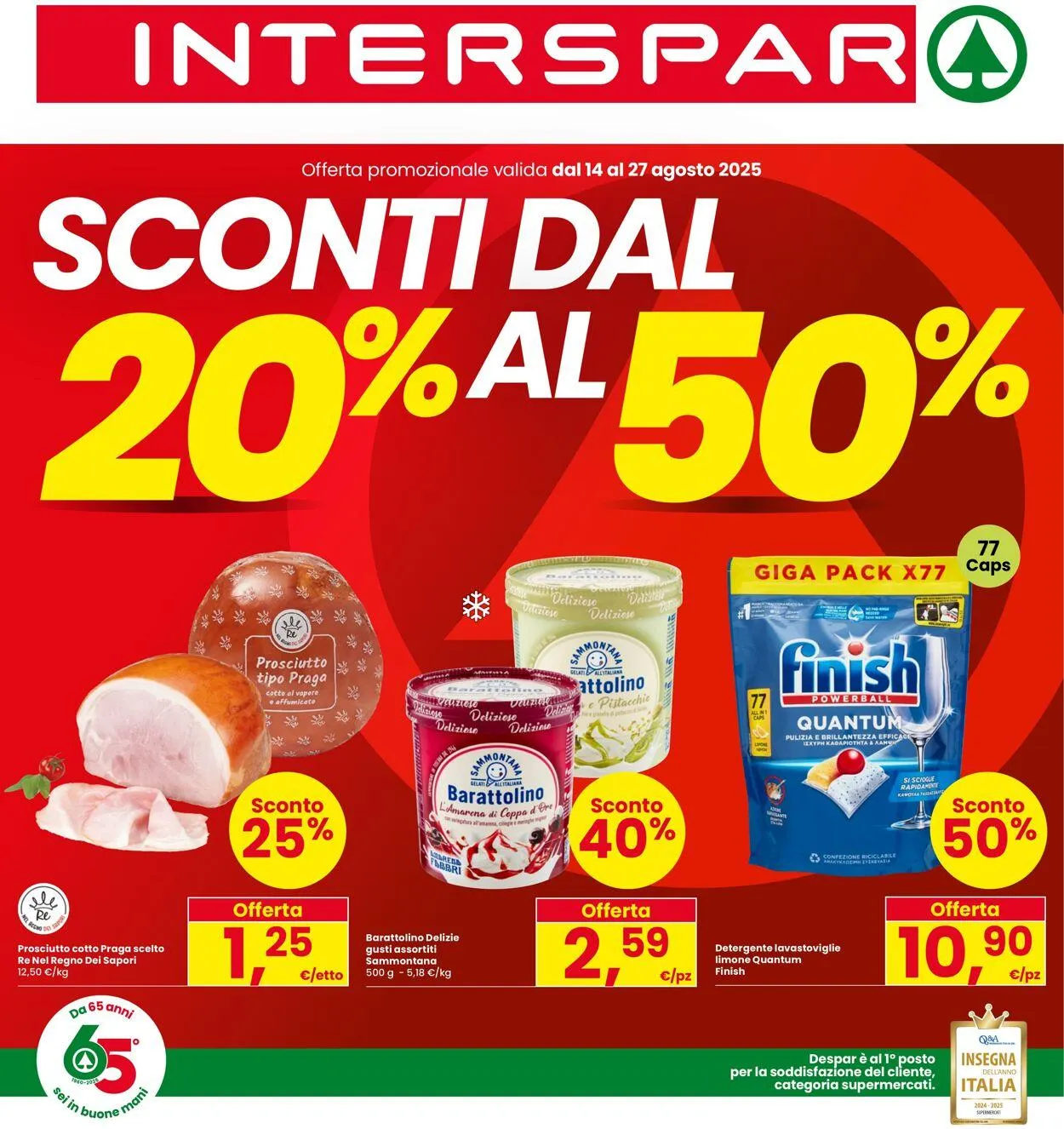 Interspar Volantino attuale da 14 agosto a 27 agosto di 2025 - Pagina del volantino 1