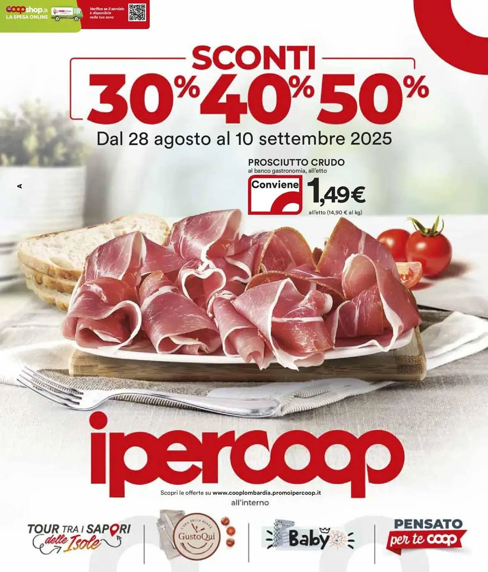 Volantino Ipercoop da 28 agosto a 10 settembre di 2025 - Pagina del volantino 1