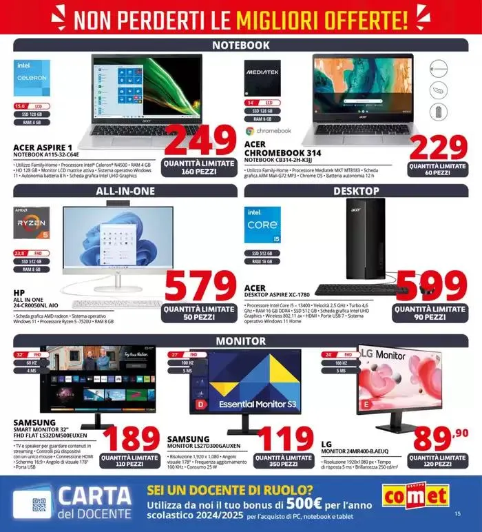 Sorprese tech da Comet! da 17 aprile a 28 aprile di 2025 - Pagina del volantino 15