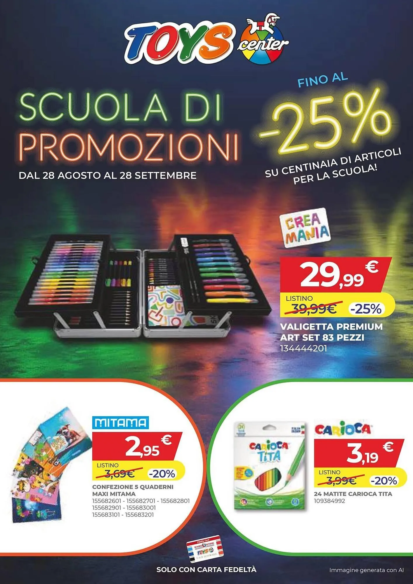 Volantino Toys Center da 28 agosto a 28 settembre di 2025 - Pagina del volantino 1