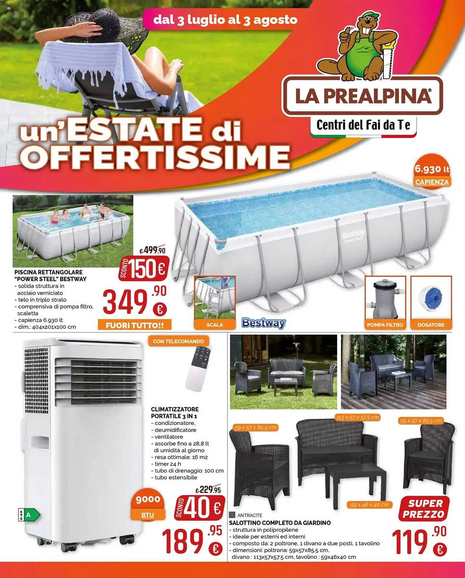 Volantino La Prealpina da 3 luglio a 3 agosto di 2025 - Pagina del volantino 1