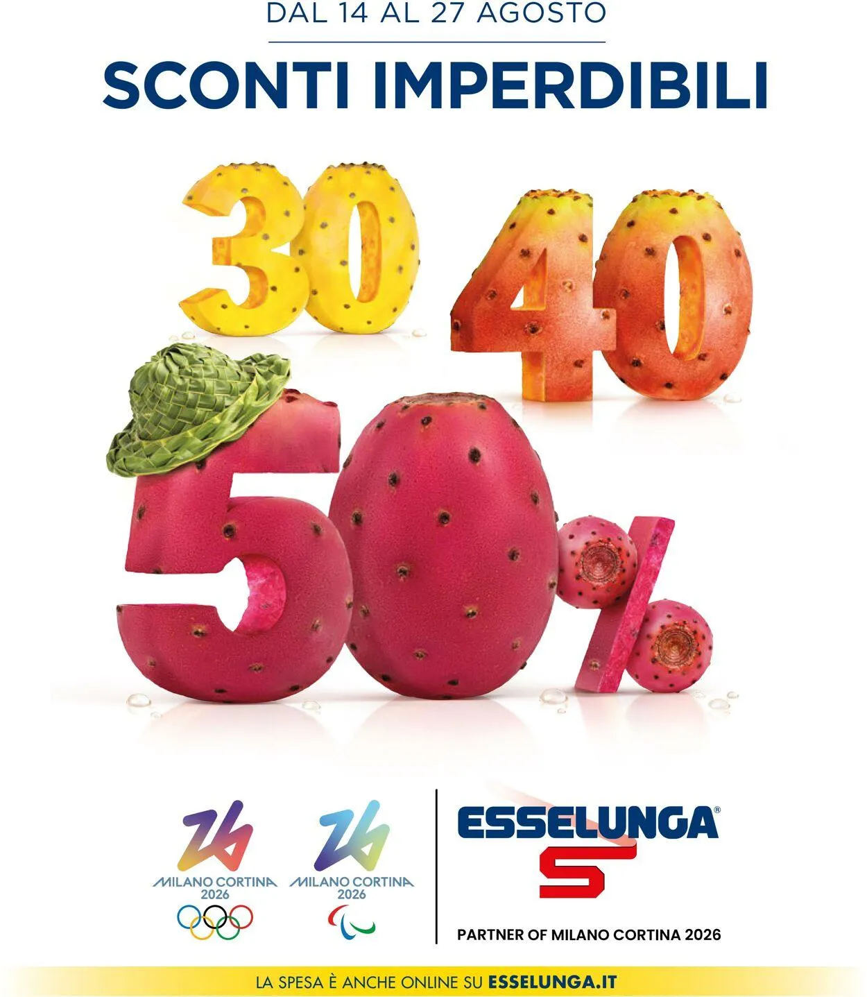 Esselunga Volantino attuale da 14 agosto a 27 agosto di 2025 - Pagina del volantino 1