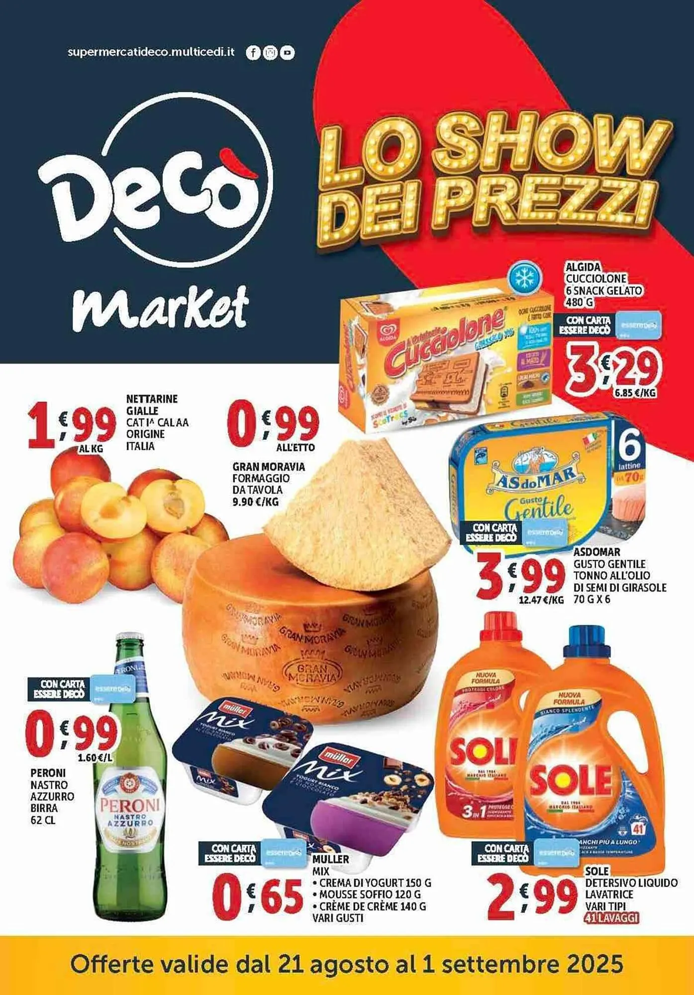 Volantino Deco Market da 21 agosto a 1 settembre di 2025 - Pagina del volantino 1