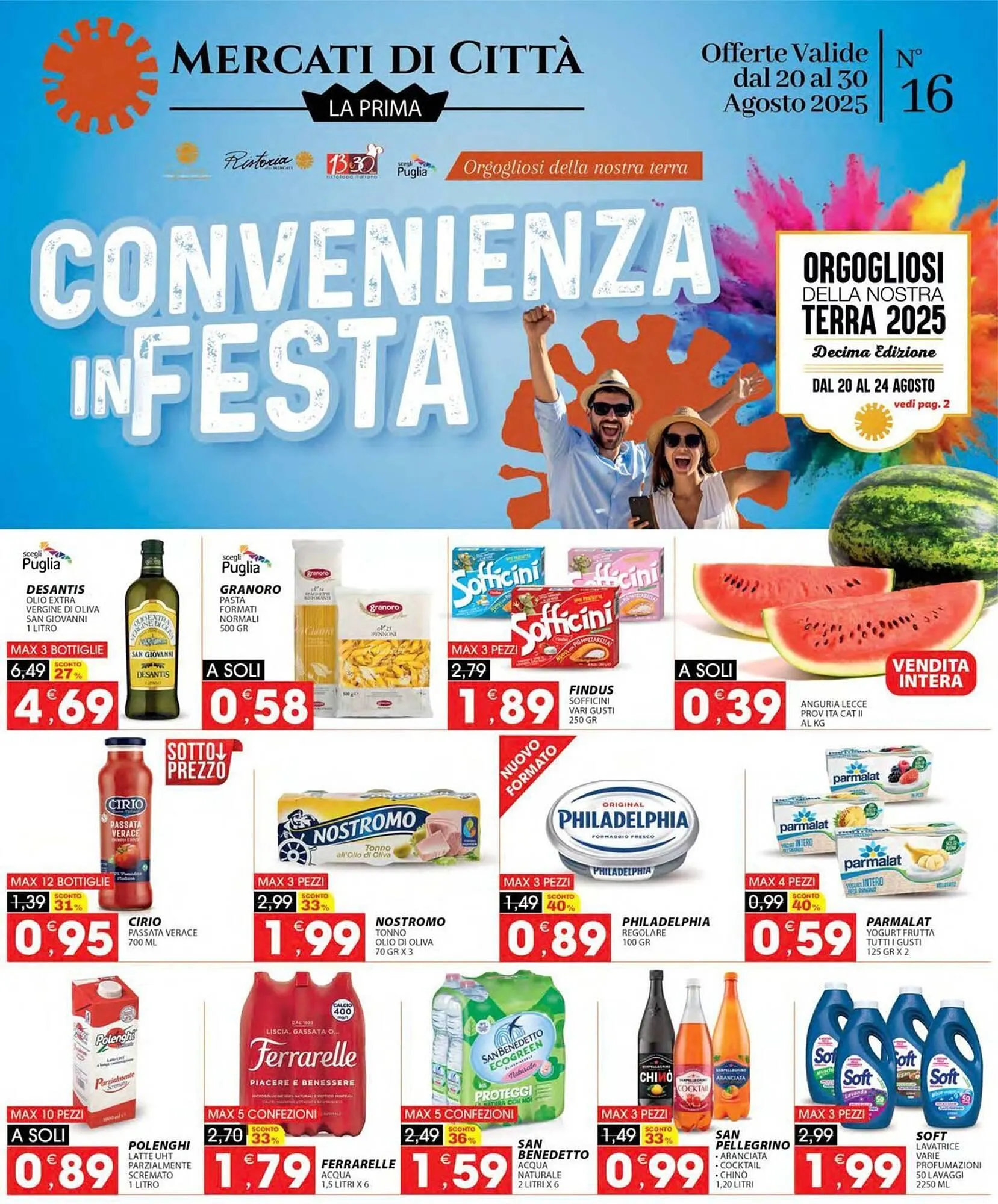 Volantino Mercati di Città La Prima da 20 agosto a 30 agosto di 2025 - Pagina del volantino 1