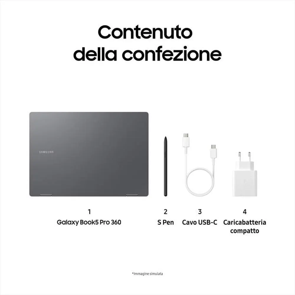 SAMSUNG - GALAXY BOOK5 PRO 360-Gray