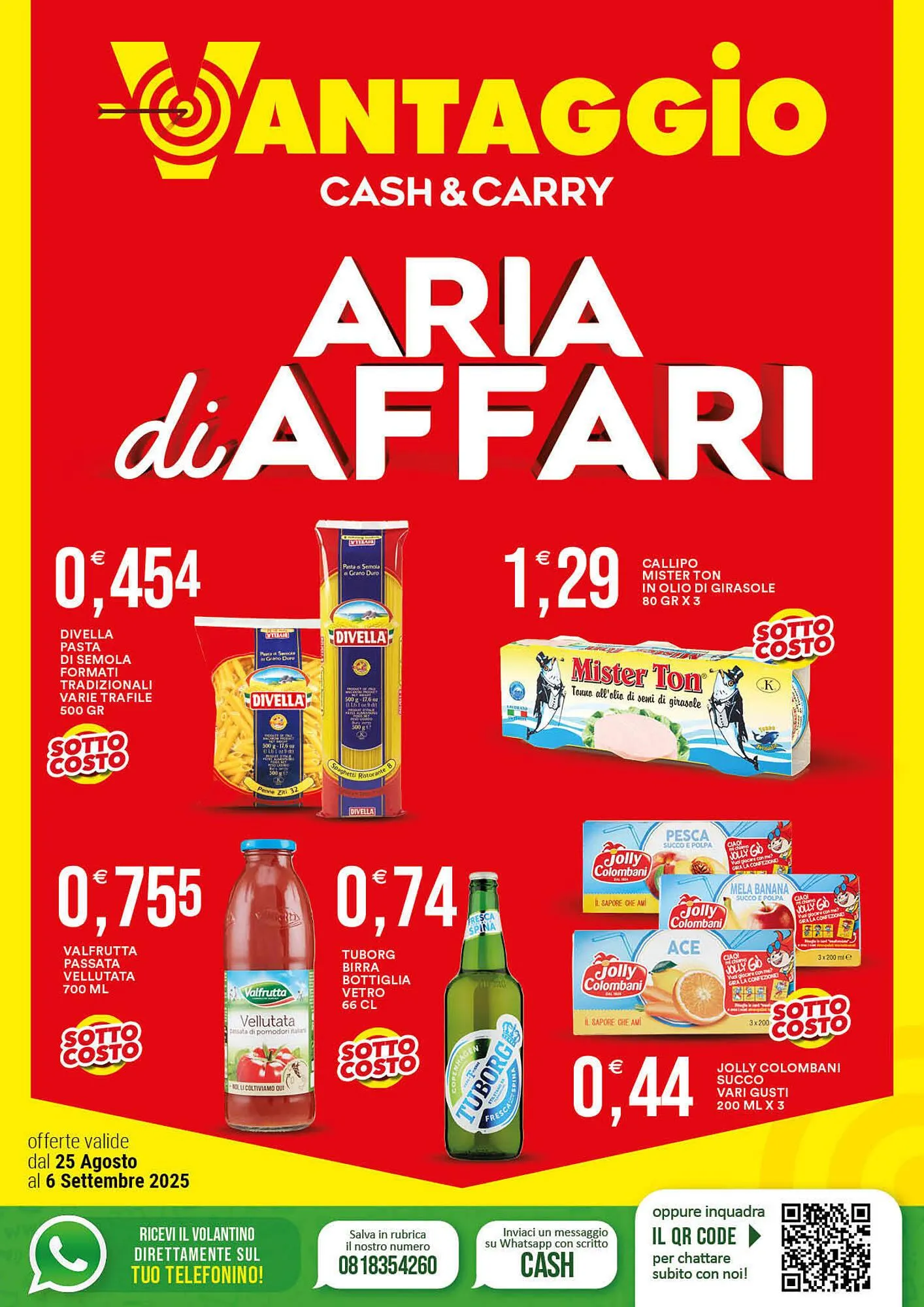 Volantino Vantaggio Cash&Carry da 25 agosto a 6 settembre di 2025 - Pagina del volantino 1