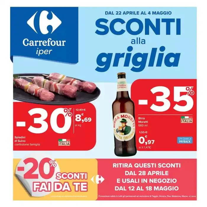 Sconti alla griglia da 22 aprile a 4 maggio di 2025 - Pagina del volantino 1