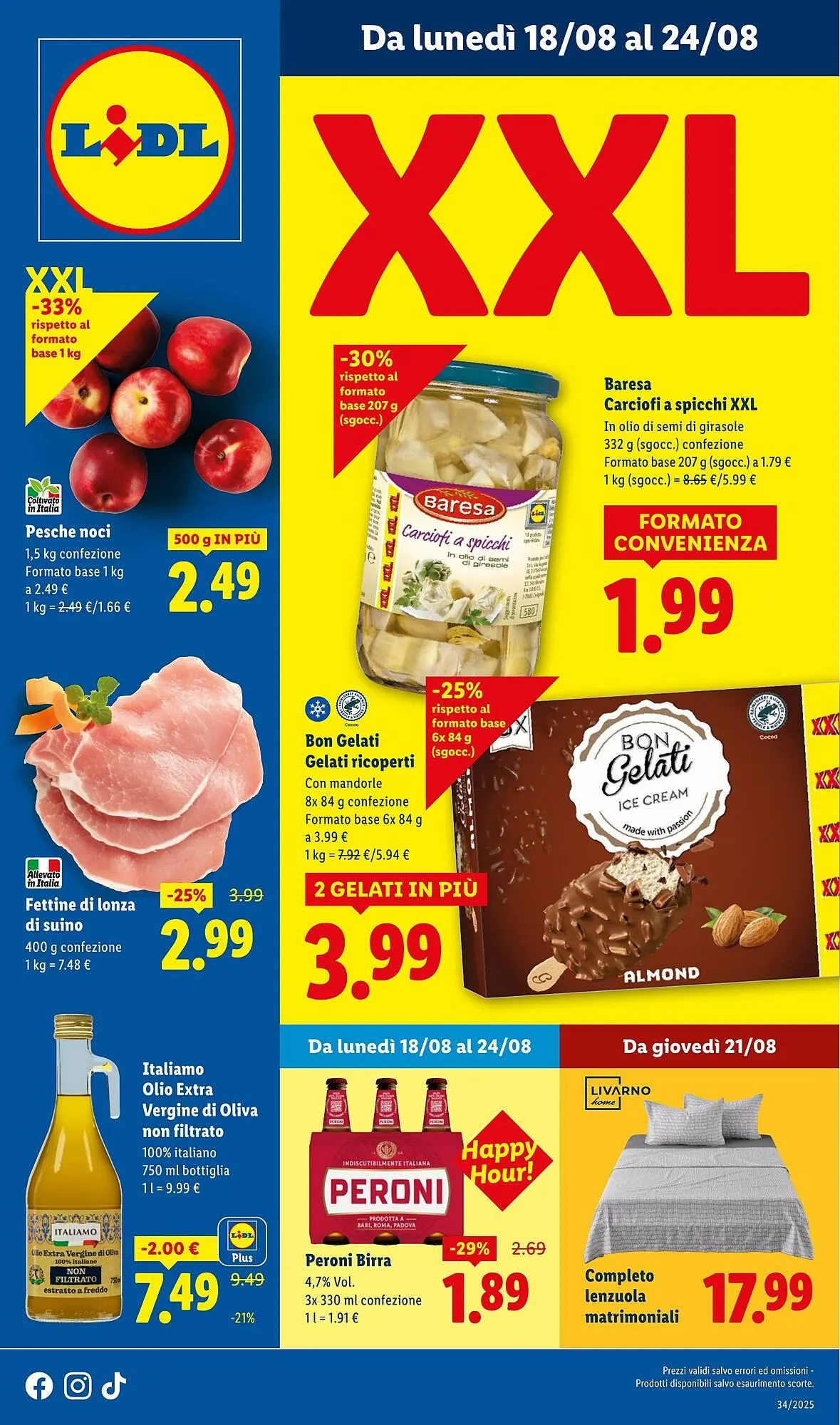 Volantino Lidl da 18 agosto a 24 agosto di 2025 - Pagina del volantino 1