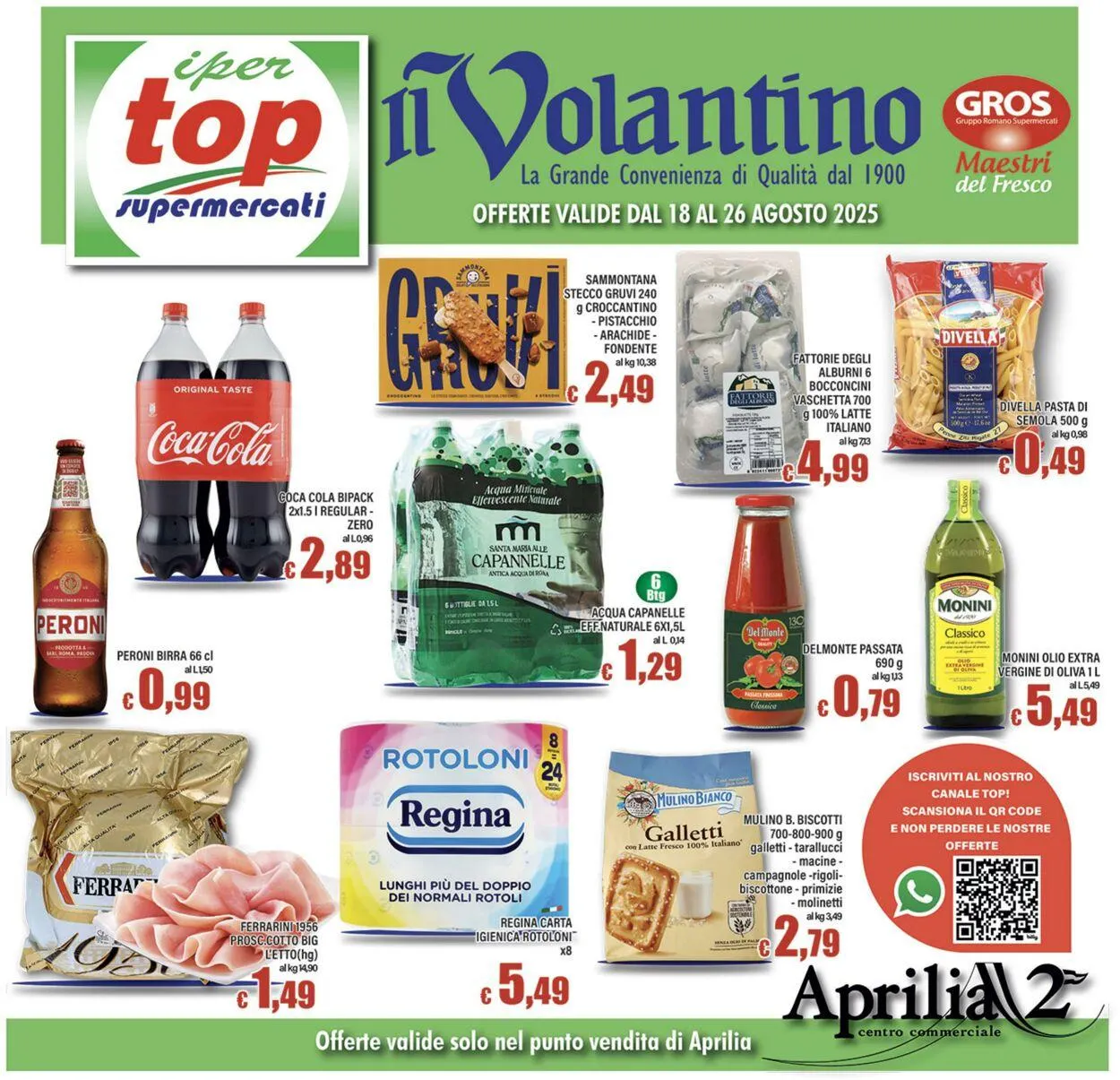 Top Supermercati Volantino attuale da 6 novembre a 20 novembre di 2025 - Pagina del volantino 1