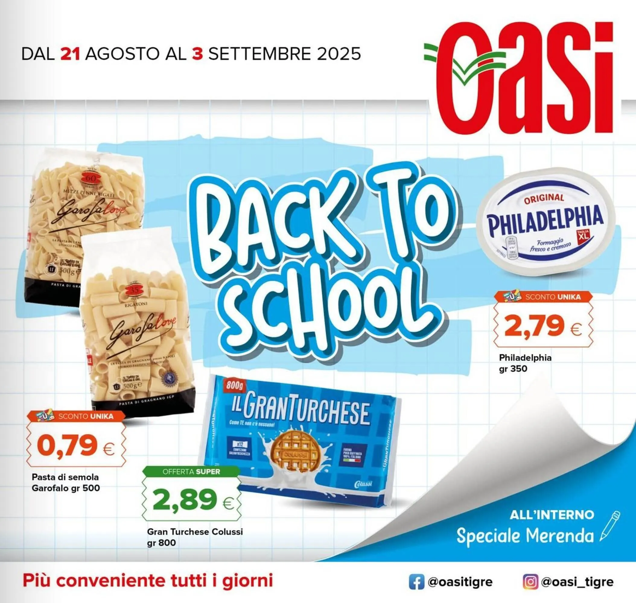 Volantino Oasi da 21 agosto a 3 settembre di 2025 - Pagina del volantino 1