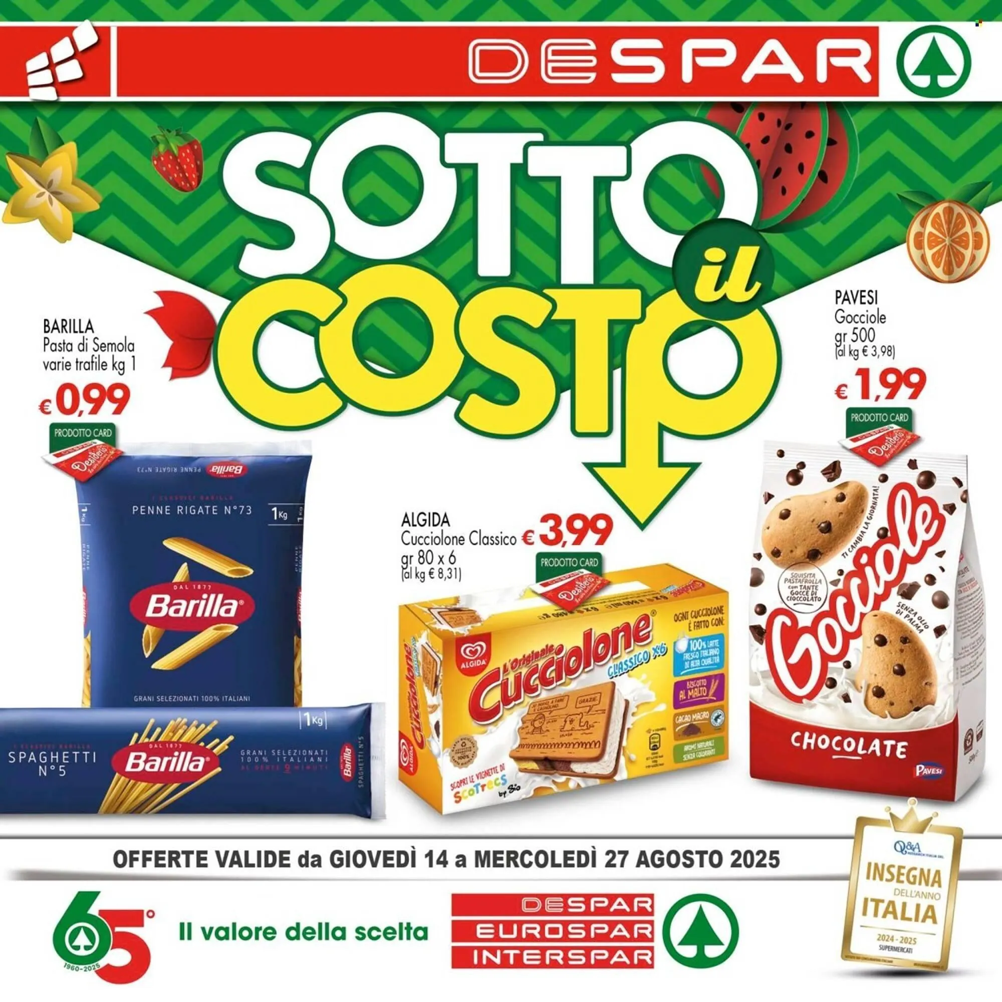 Volantino Despar da 14 agosto a 27 agosto di 2025 - Pagina del volantino 1