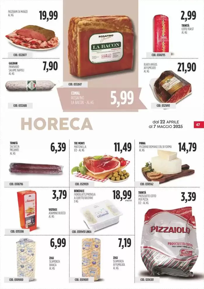 Offerte Carico Cash & Carry da 22 aprile a 7 maggio di 2025 - Pagina del volantino 47