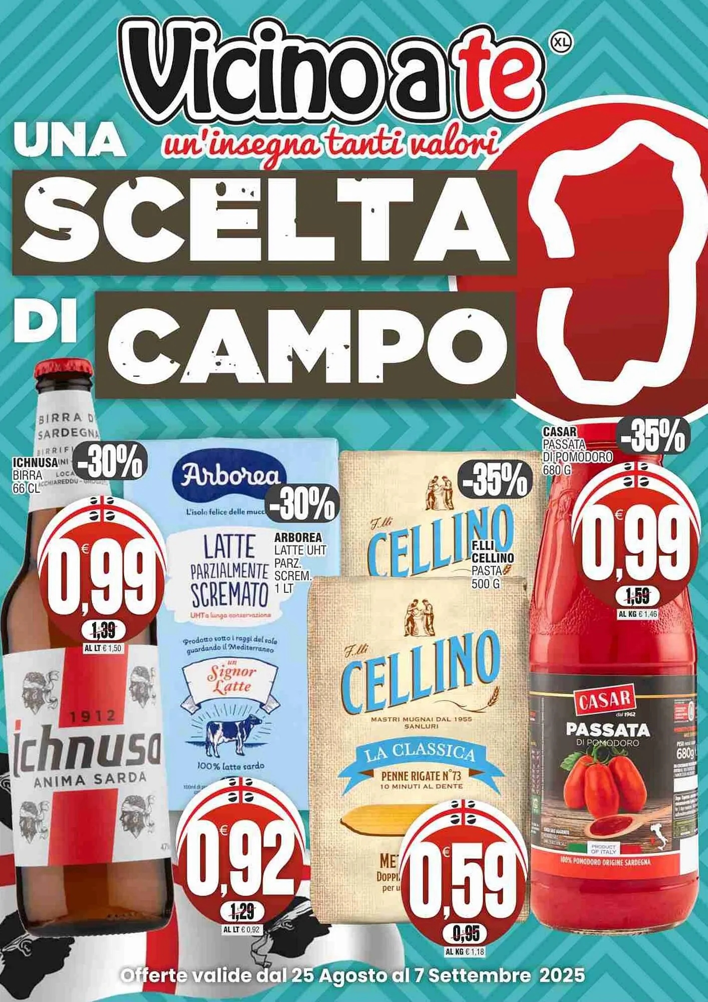 Volantino Vicino a te supermercati da 25 agosto a 7 settembre di 2025 - Pagina del volantino 1