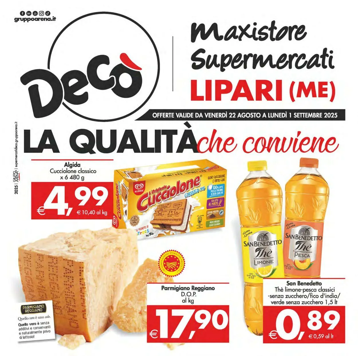 Deco Volantino attuale da 22 agosto a 1 settembre di 2025 - Pagina del volantino 1