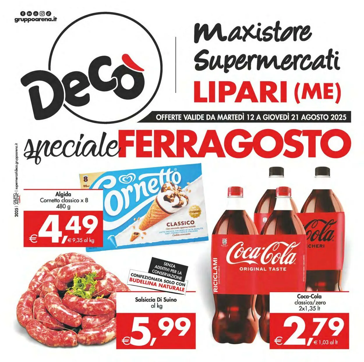 Deco Volantino attuale da 12 agosto a 21 agosto di 2025 - Pagina del volantino 1