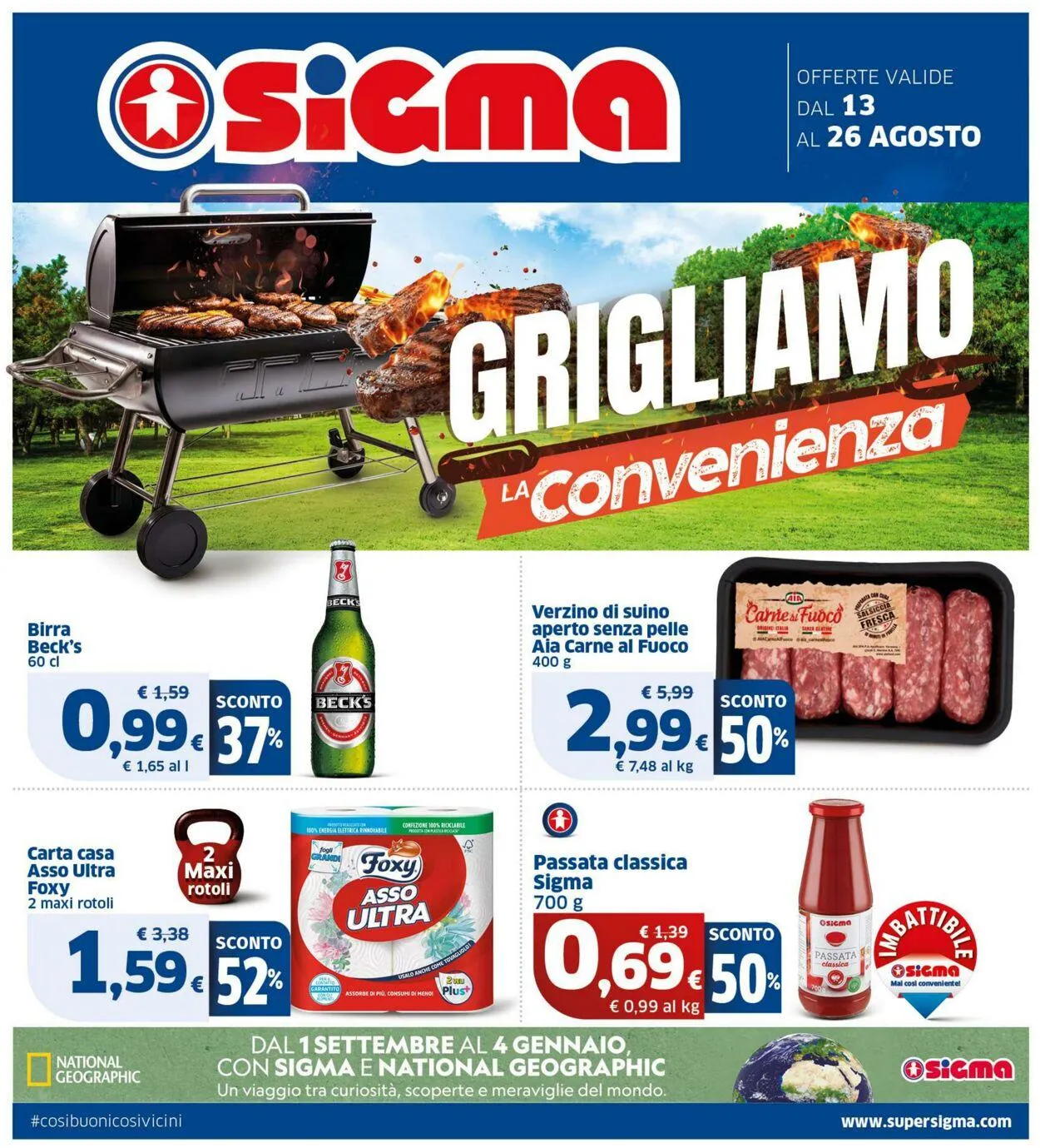 Sigma - Bologna Volantino attuale da 13 agosto a 26 agosto di 2025 - Pagina del volantino 1