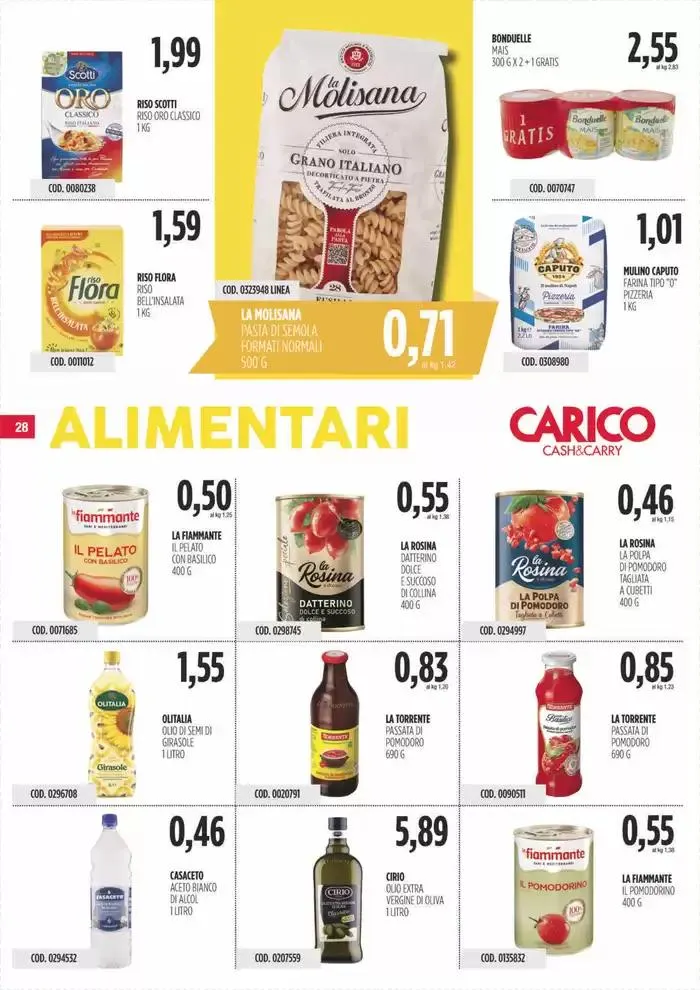Offerte Carico Cash & Carry da 22 aprile a 7 maggio di 2025 - Pagina del volantino 28