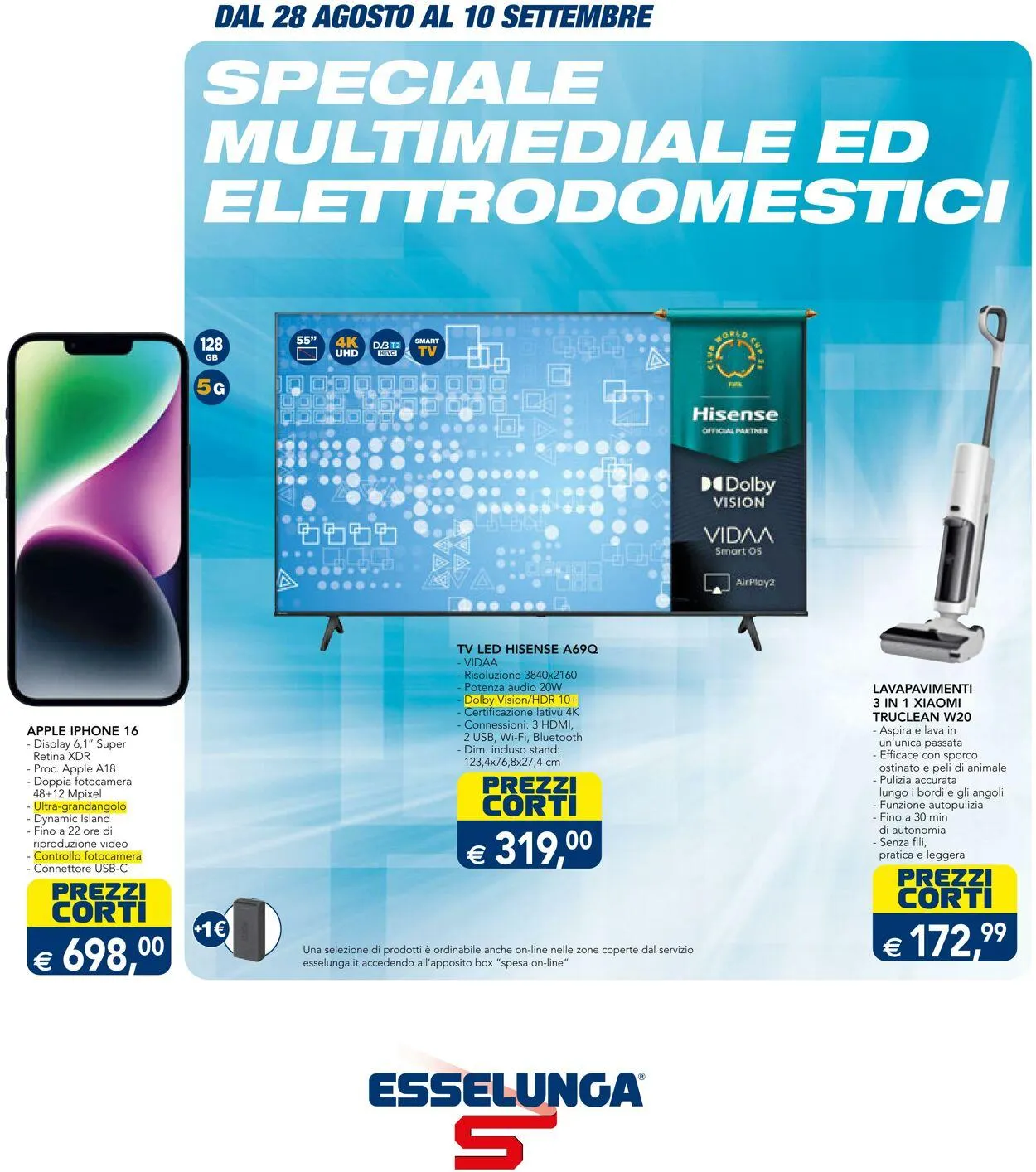 Esselunga Volantino attuale da 28 agosto a 10 settembre di 2025 - Pagina del volantino 1