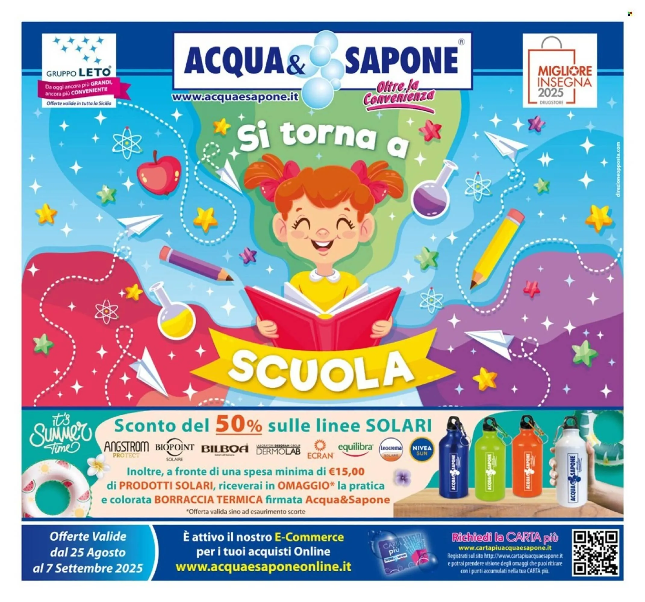 Volantino Acqua & Sapone da 25 agosto a 7 settembre di 2025 - Pagina del volantino 1