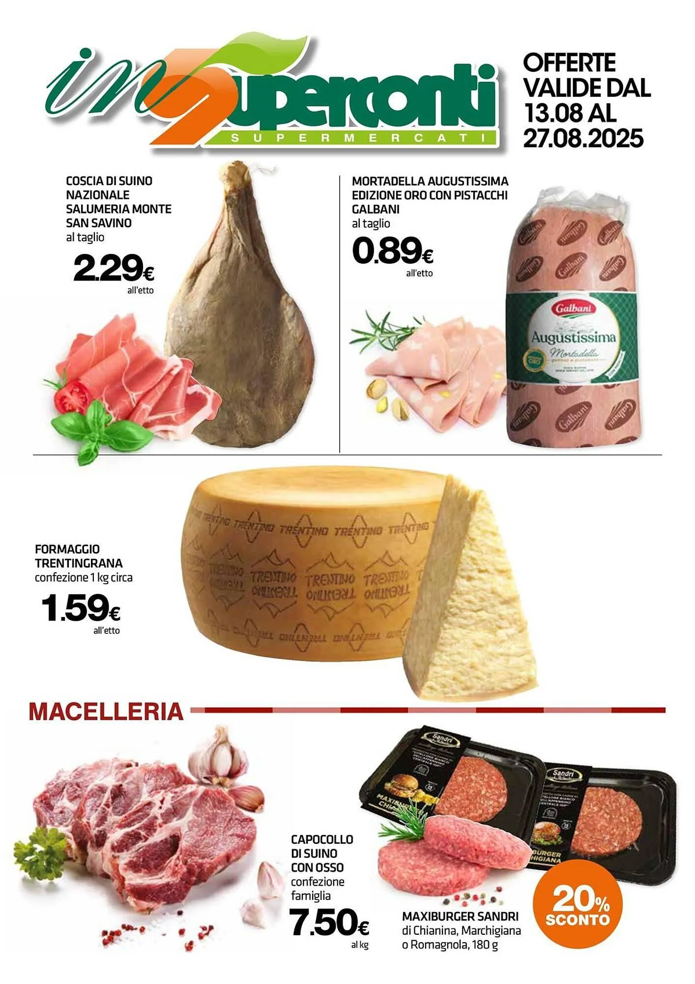 Volantino Superconti da 12 agosto a 27 agosto di 2025 - Pagina del volantino 1