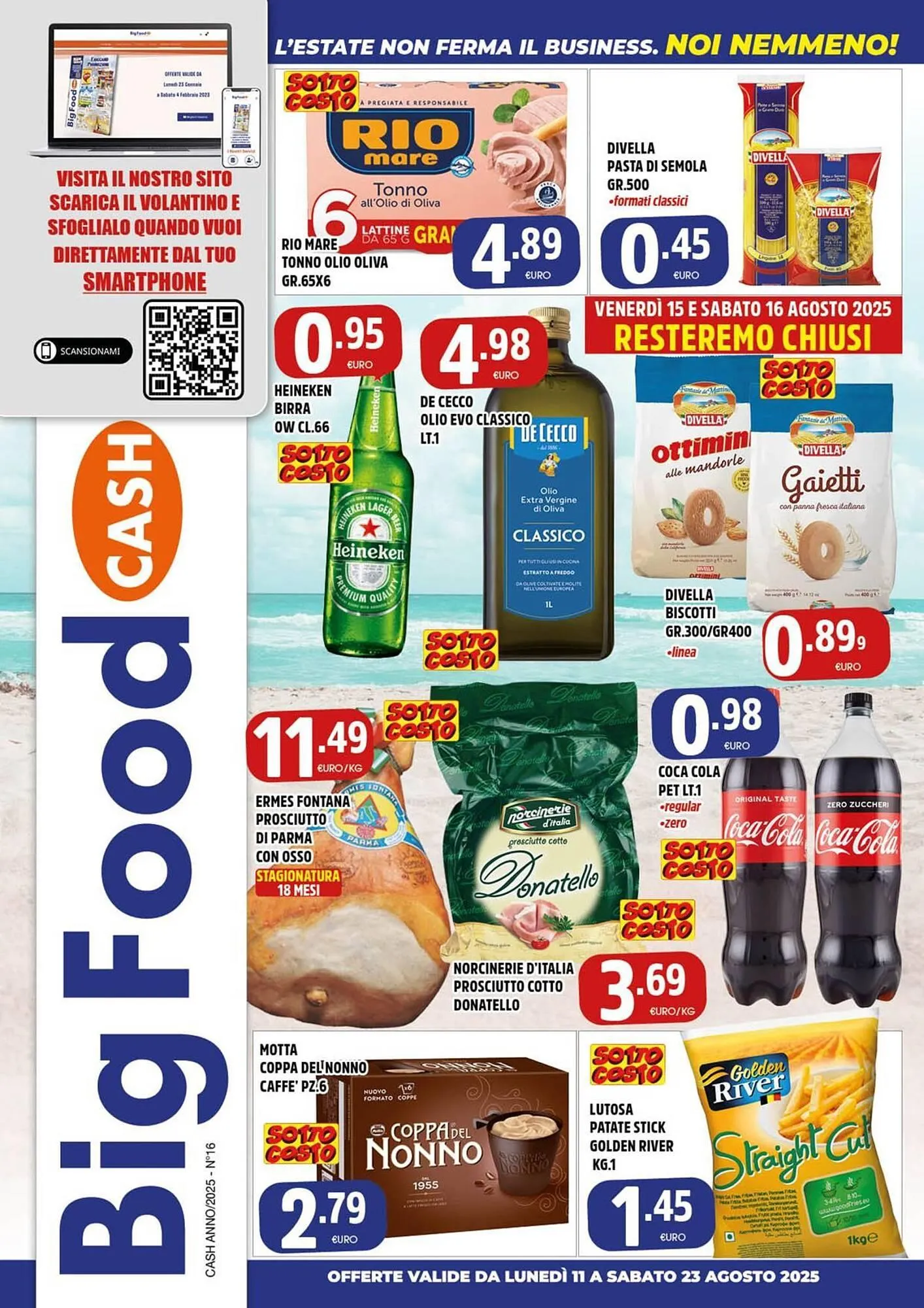 Volantino Big Food da 11 agosto a 23 agosto di 2025 - Pagina del volantino 1