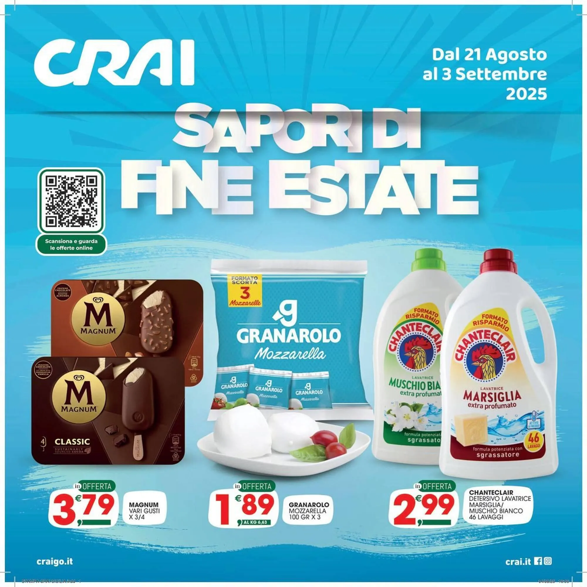 Volantino Crai da 22 agosto a 3 settembre di 2025 - Pagina del volantino 1