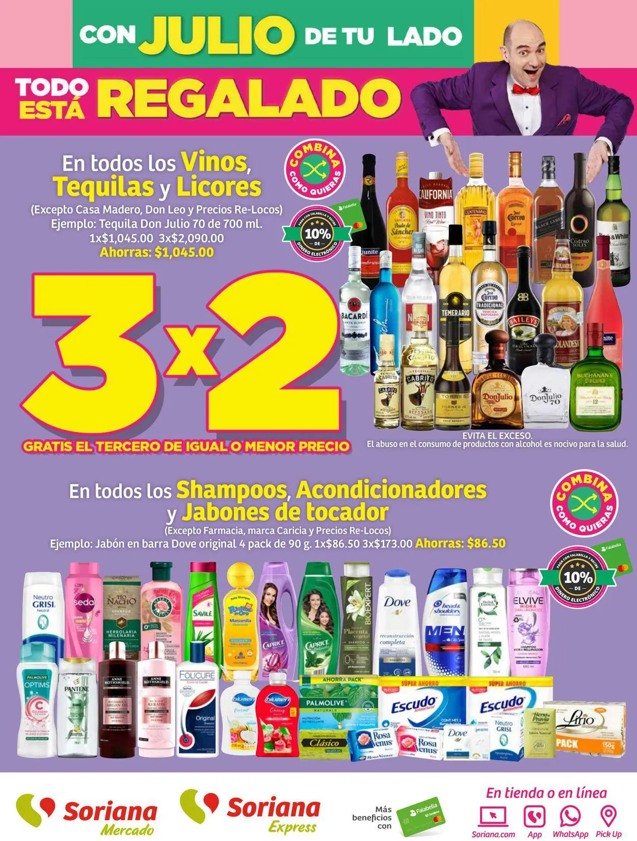 Catálogo de Soriana - Folleto Julio Regalado Mercado Nacional Oferta actual 13 de julio al 20 de julio 2023 - Pagina 1