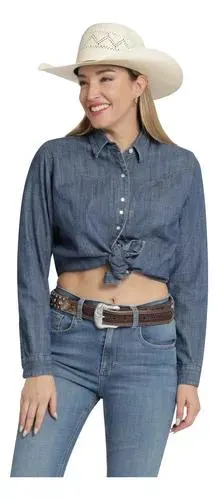 Blusa Vaquera Mujer Wrangler Slim Fit 461