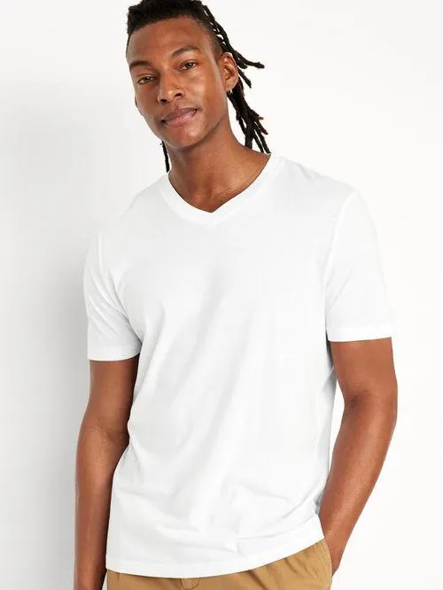 Playera de cuello en V Old Navy
