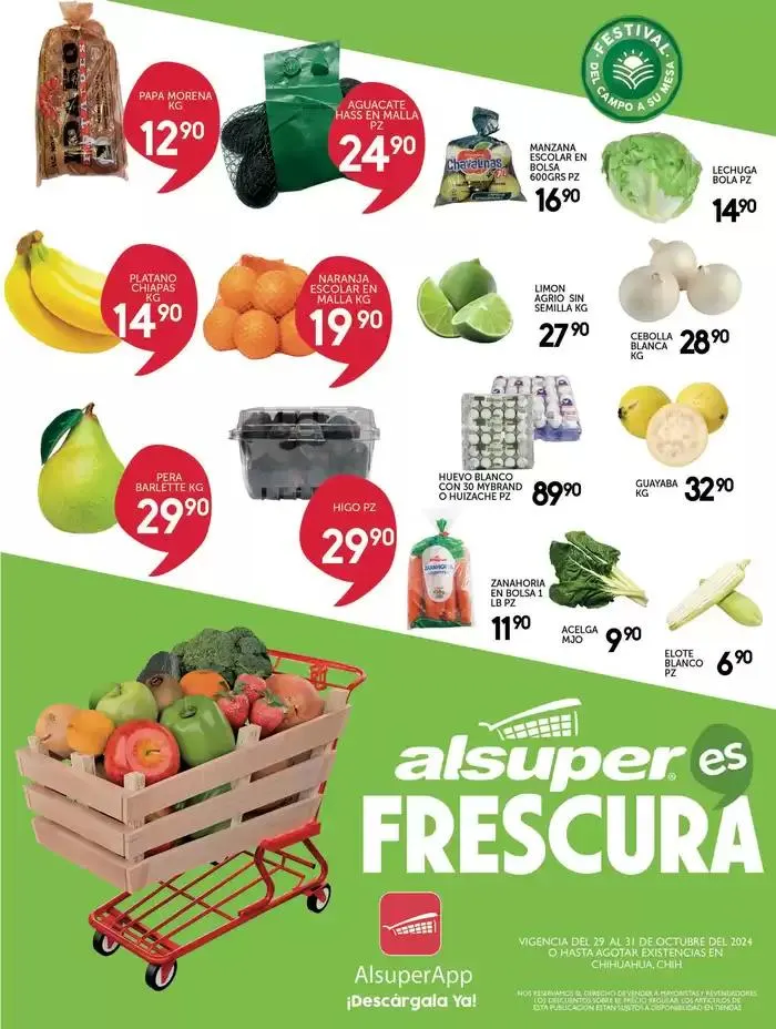 Catálogo de Alsuper CHIHUAHUA-CAPITAL 30 de octubre al 31 de octubre 2024 - Pagina 1