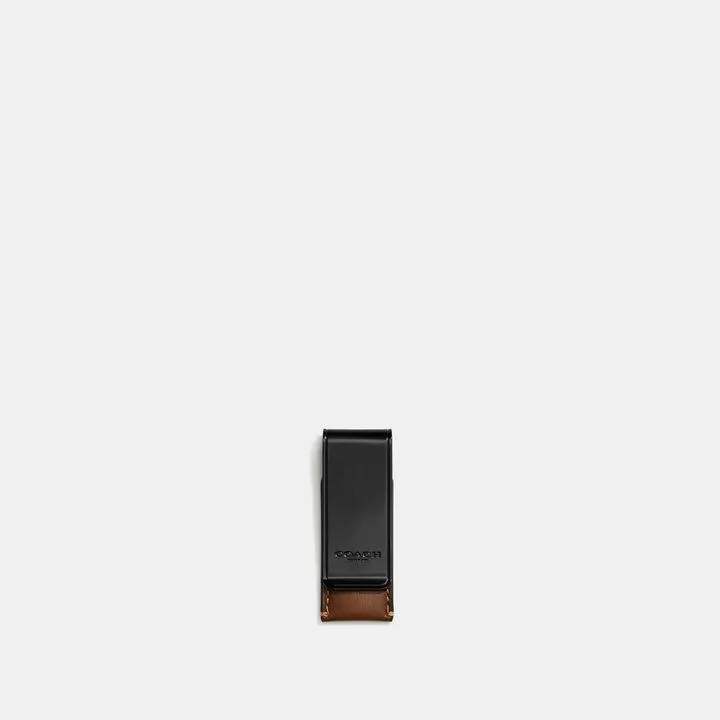 Money Clip En Piel