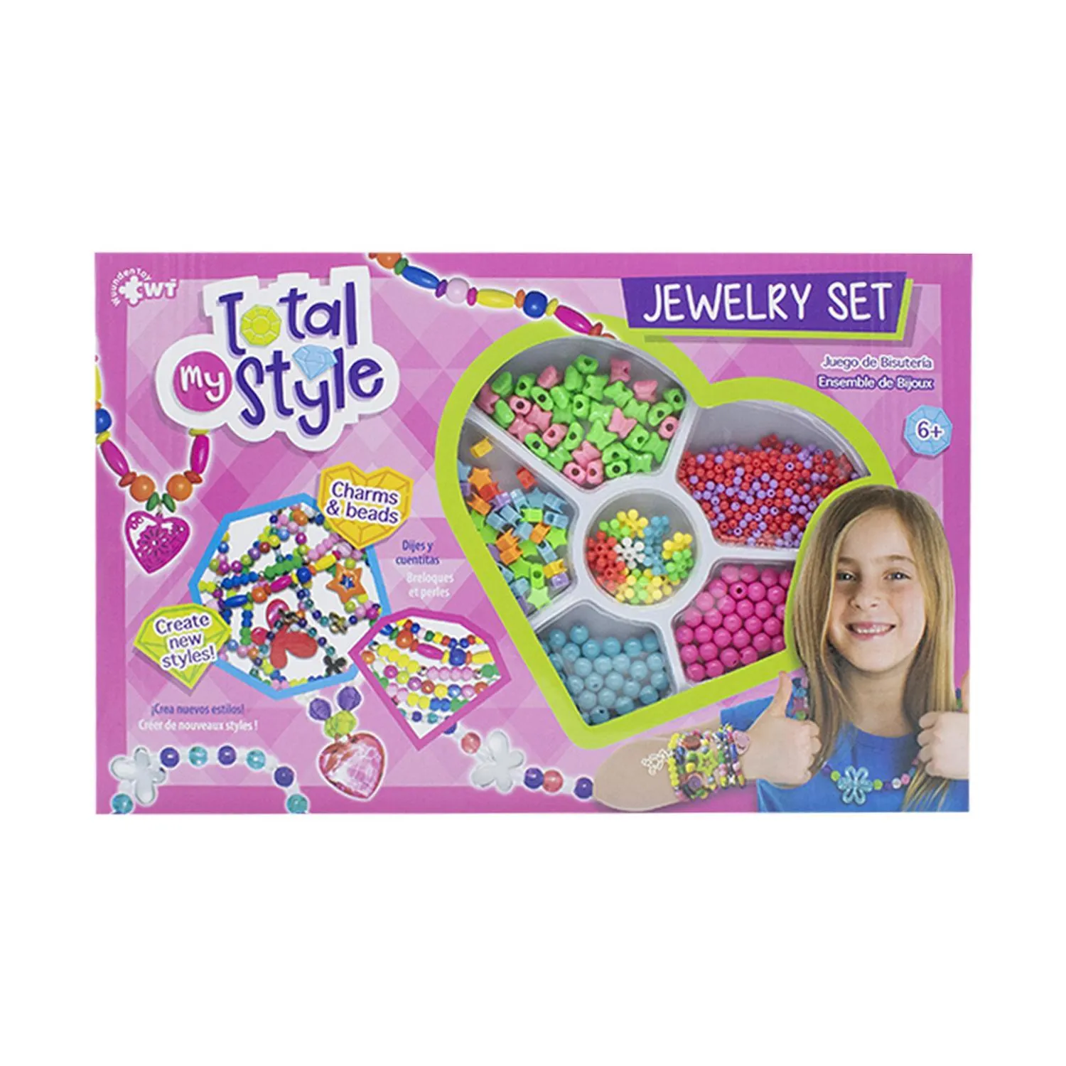 Juguete De Cuentas Niñas Bisutería Joyería De Juego DIY