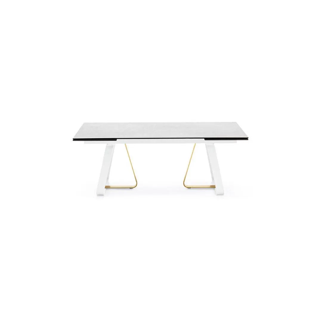 mesa sunshine extensible r 200 cm marmol