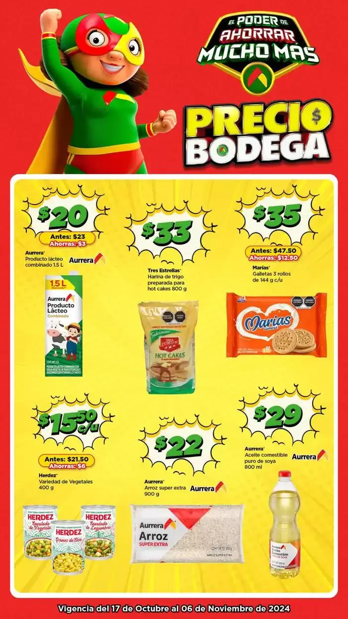 Catálogo de Precio Bodega 21 de octubre al 6 de noviembre 2024 - Pagina 1