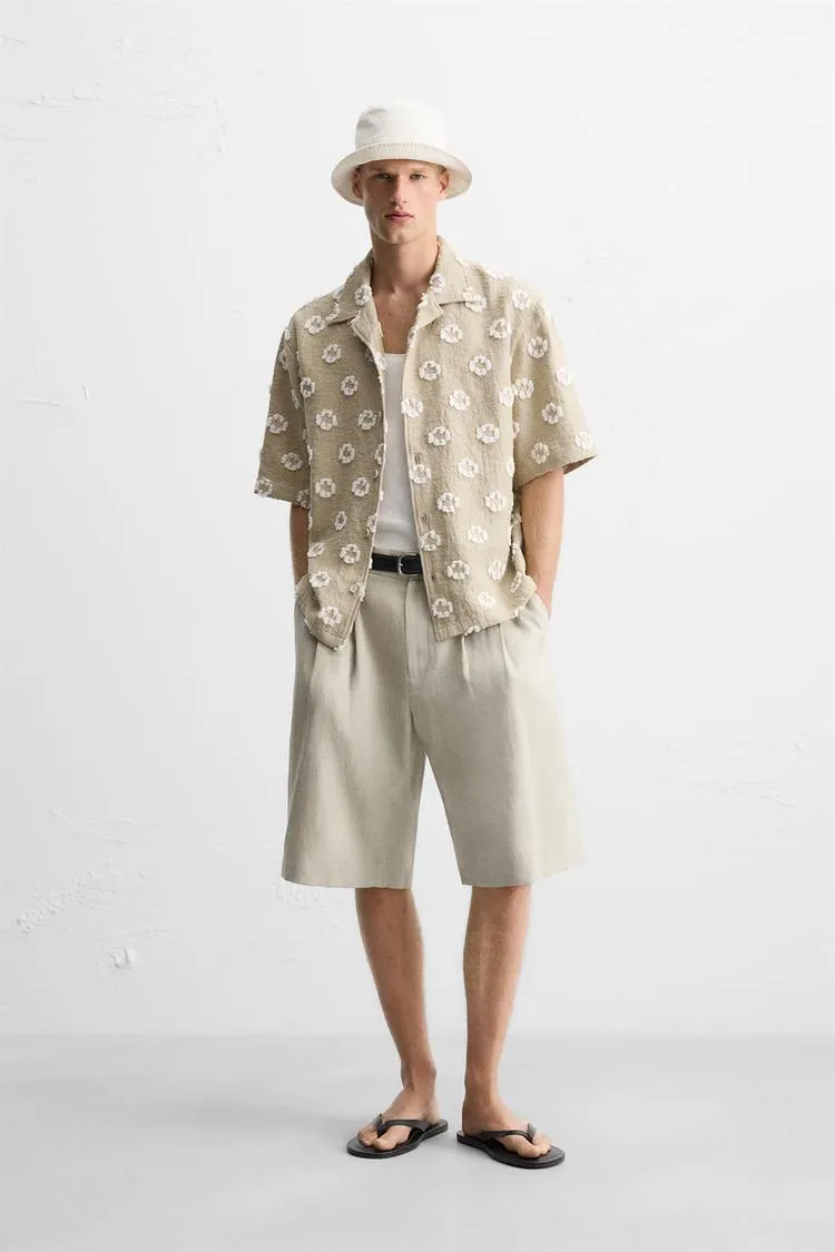 CAMISA JACQUARD TEXTURA