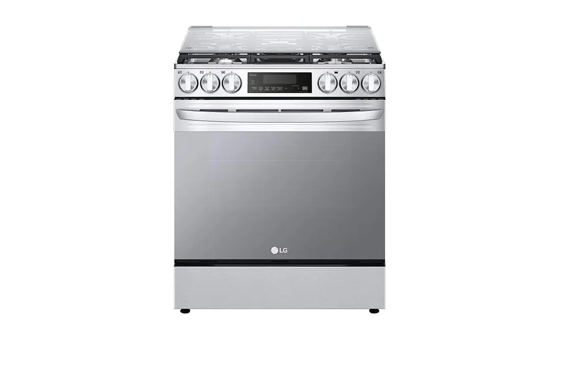 Estufa LG Gran Capacidad 5.8 pies cúbicos | Acero Inoxidable | con Freidora de Aire Integrada y LG ThinQ™ WiFi